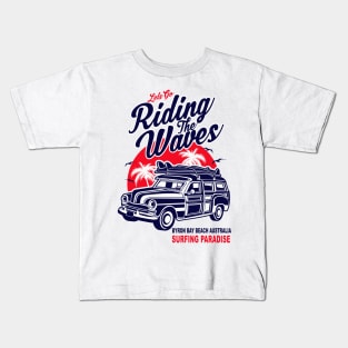 Byron Bay Beach Australia Surfing Paradise Kids T-Shirt